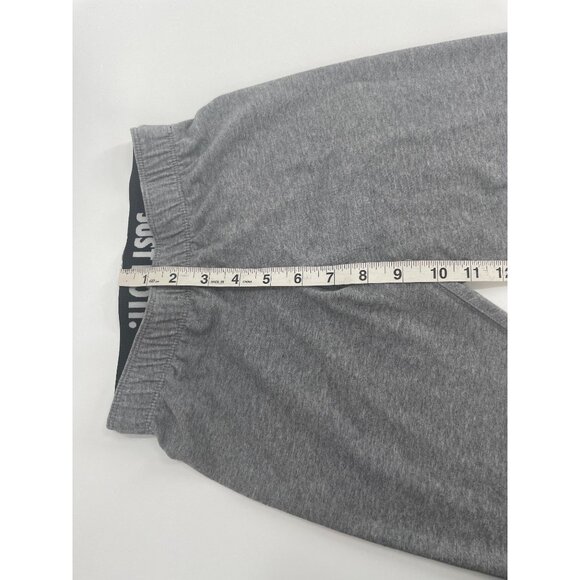 Nike Womens XS Leggings Gray "Just Do It" Logo Stretch Casual Athleisure Gym - Picture 6 of 7
